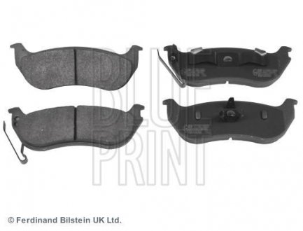 Гальмівні колодки, дискове гальмо (набір) BLUE PRINT ADA104260