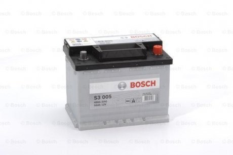 Акумулятор 12В/56Аг/480А/13,47кг BOSCH 0092S30050