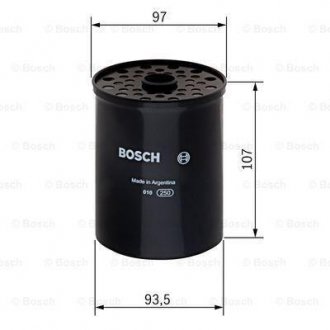 Фільтр паливний BOSCH 1457434448