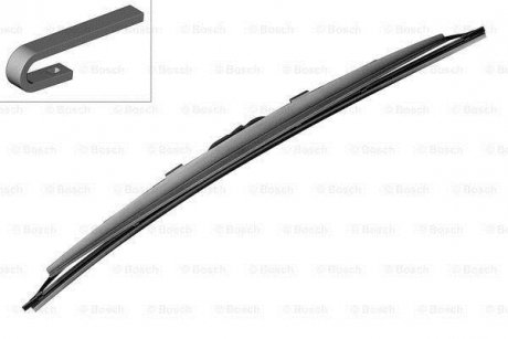 Каркасна щітка склоочисника Twin Spoiler 600мм BOSCH 3397004592