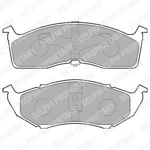Гальмівні колодки, дискові Delphi LP1531