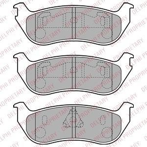 Гальмівні колодки, дискові Delphi LP1859
