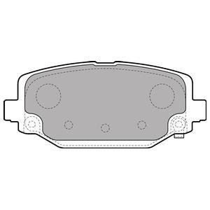 Гальмівні колодки, дискові Delphi LP2499
