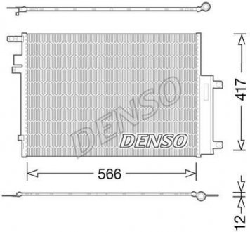 Радіатор кондиціонера DENSO DCN06017