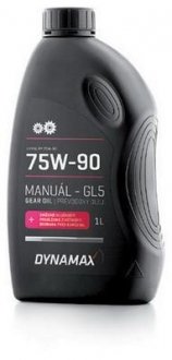 Масло трансмиссионное HYPOL 75W90 GL5 (1L) DYNAMAX 501623