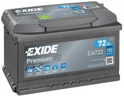 Акумулятор EXIDE EA722