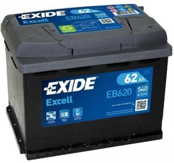 Стартерна батарея (акумулятор) EXIDE EB620