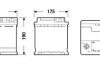 Акумулятор START-STOP AGM (278×175×190), 70Ач, 760А, R+ EXIDE EK700 (фото 2)