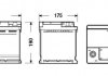 Акумулятор Start-Stop EFB (242×175×190), 60Ач, 640А, R+ EXIDE EL600 (фото 2)