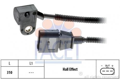 Датчик положення колінчастого вала FACET 90456
