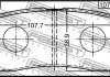 КОЛОДКИ ТОРМОЗНЫЕ ЗАДНИЕ (MITSUBISHI GALANT E55A/E75A 1992-1996) FEBEST 0401-EAR (фото 2)