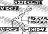 Сайлентблок важеля CHEVROLET CAPTIVA 06 перед. міст із двох сторін (Вир-во) FEBEST CHABCAPS (фото 2)