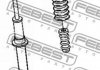 Втулка амортизатора заднього Chrysler Sebring 97-10 FEBEST CRAB-007 (фото 2)