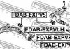 Сайлентблок передній переднього важеля FEBEST FDABEXPVS (фото 2)