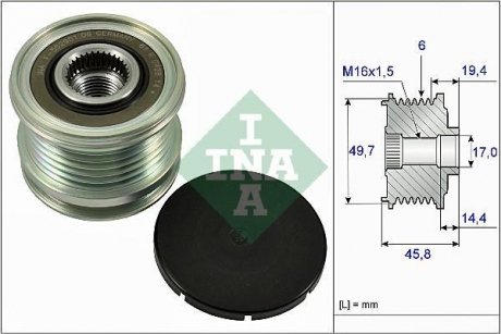 Шків привідного паса INA 535016810