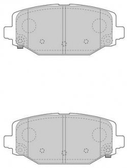 Комплект тормозных колодок, дисковый механизм Jurid 573412J (фото 1)