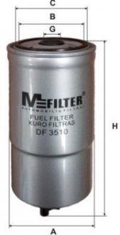 Фільтр палива M-FILTER DF 3510