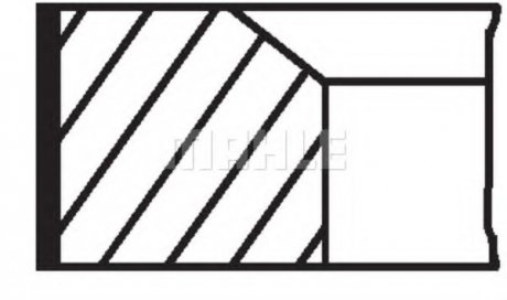 Кільця поршневі MAHLE / KNECHT 001 RS 00111 0N0