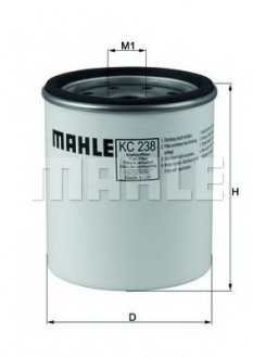 Фільтр палива MAHLE / KNECHT KC238D