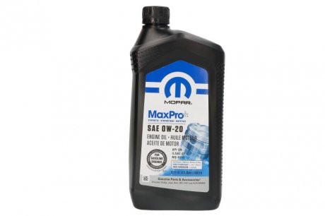 Олива моторна 0W20 0.946L Mopar 68523994AA