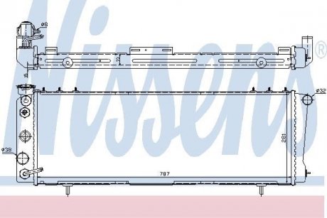 Радіатор NISSENS 609881