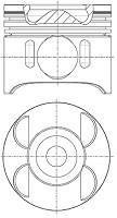Поршень NURAL 8743340700