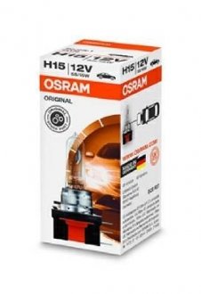 Автолампа (H15 12V 55/15W PGJ23T-1) OSRAM 64176 (фото 1)