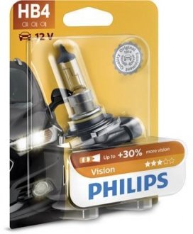 Лампа розжарювання HB4 12V 51W P22D PREM PHILIPS 9006PRB1