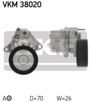 Ролик натяжний SKF VKM38020