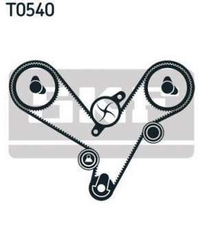 Комплект ременя ГРМ SKF VKMA95613