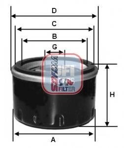 Фільтр масляний SOFIMA S3519R