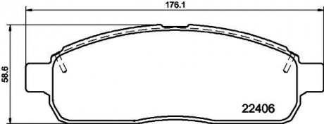 KLOCKI HAMULCOWE PRZOD TEXTAR 2240601