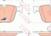 Комплект гальмівних колодок - дискові TRW GDB1502 (фото 1)