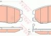 Комплект гальмівних накладок до дискових гальм TRW GDB1715 (фото 1)