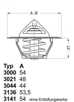 Термостат WAHLER 300083