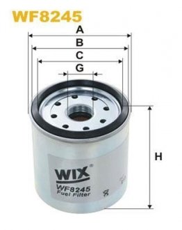 Фільтр палива WIX FILTERS WF8245 (фото 1)