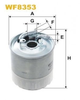 Фільтр паливний WIX FILTERS WF8353