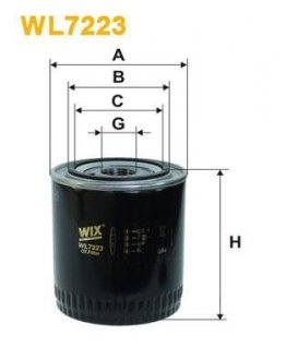 Фільтр оливний WIX FILTERS WL7223