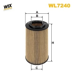 Фільтр оливи WIX FILTERS WL7240