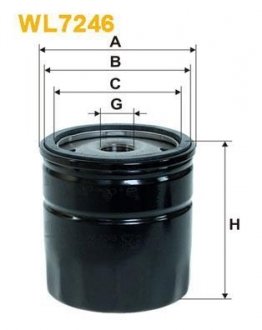 Фільтр масла WIX FILTERS WL7246