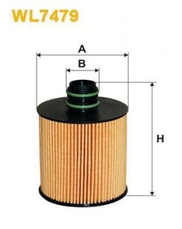 Фільтр оливи WIX FILTERS WL7479